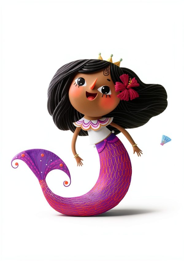 Little Simon Mermaid Tale eBook Preschool Children’s Fantasy Book-0