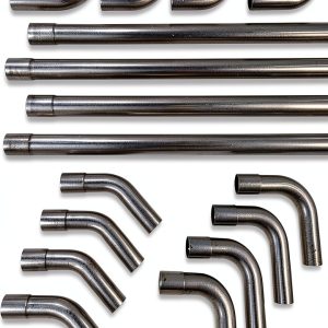 3" OD Straight Exhaust Tube 48in 4ft - Tube Warehouse 18G-0