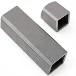 Zonon Square Hot Rolled Steel Tube 2in x 2in 1/4in Wall 6in Length-0